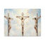 "The Crucifixion - Three Crosses at Golgotha" | Matthew 27:32-56 Matte Canvas, Stretched