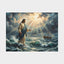 Peace Be Still - Jesus Walking on Water" | Matthew 14:22-33 Digital Print