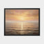 "Divine Light Upon the Waters - The Cross Reflected" | Matthew 14:25-27 Matte Framed Canvas