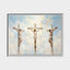 "The Crucifixion - Three Crosses at Golgotha" | Matthew 27:32-56 Framed Canvas