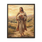 Shepherd of Peace Matte Framed Canvas
