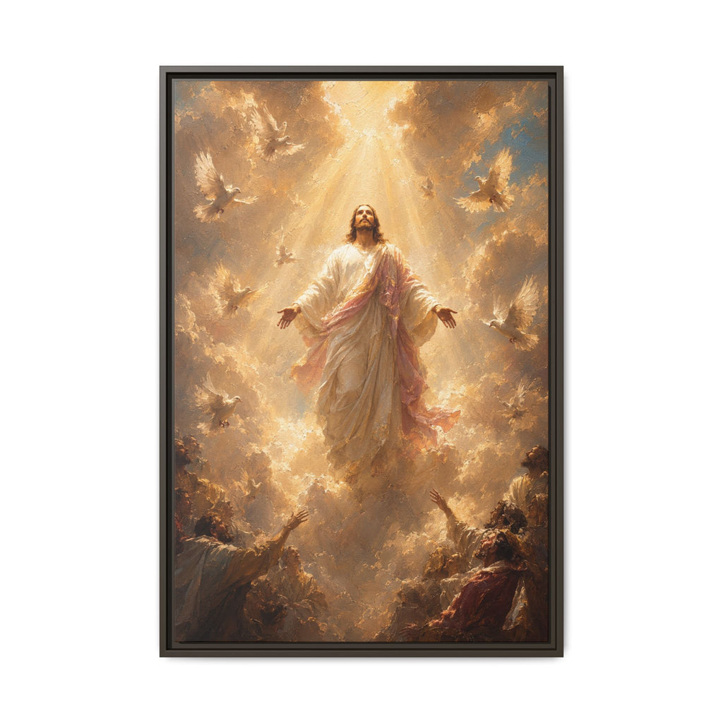 The Ascension of Glory Matte Framed Canvas