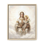 Madonna of Divine Light Matte Framed Canvas