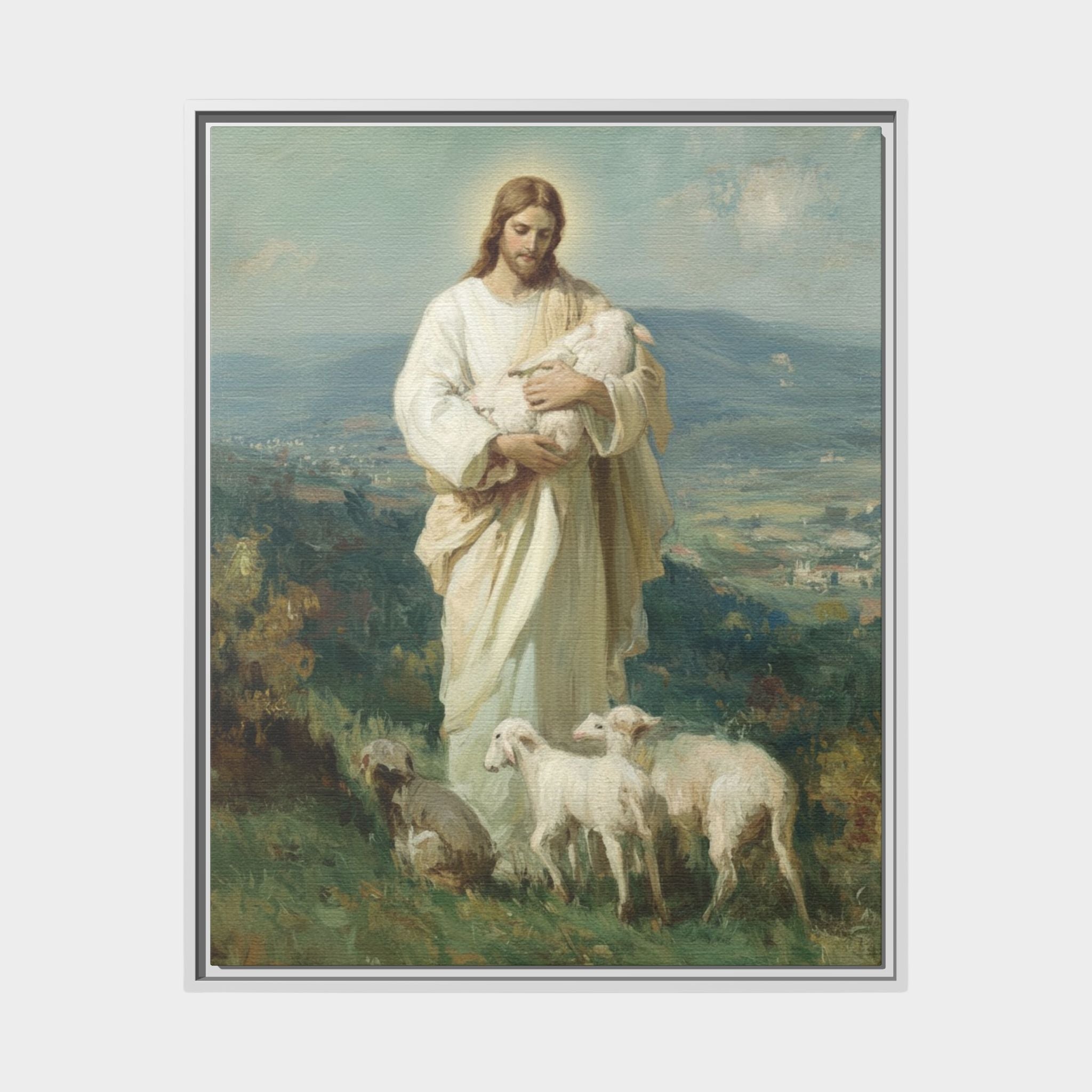 The Good Shepherd Matte Framed Canvas Main image
