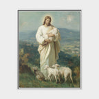 The Good Shepherd Matte Framed Canvas