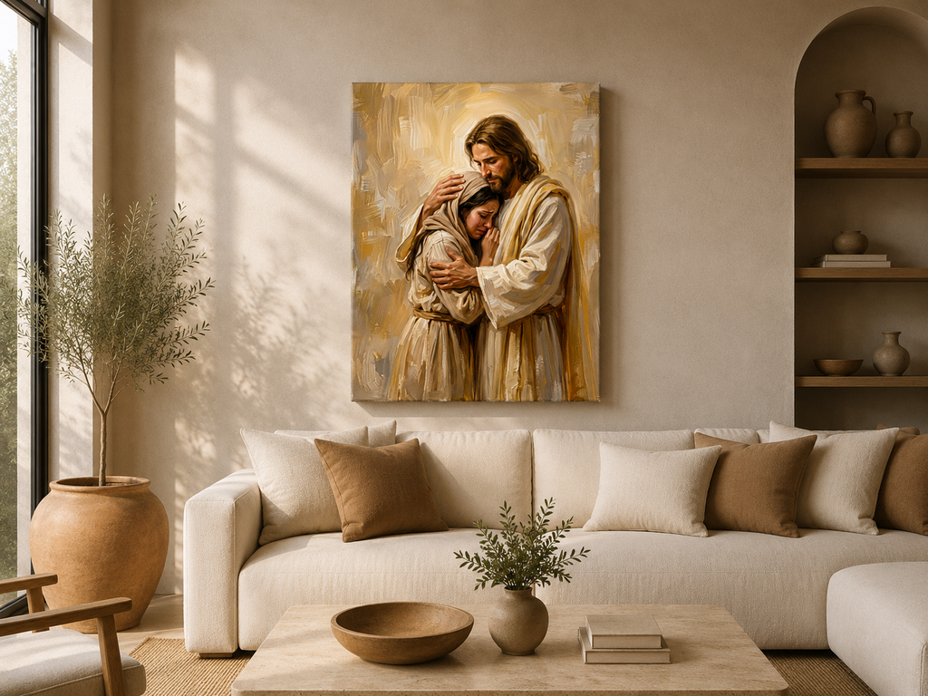 Shelter in His Love Digital Print