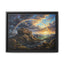 "Noah's Ark - The Covenant Fulfilled" | Genesis 9:12-16 Matte Framed Canvas