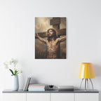 Redeemer on the Cross Matte Canvas, Stretched