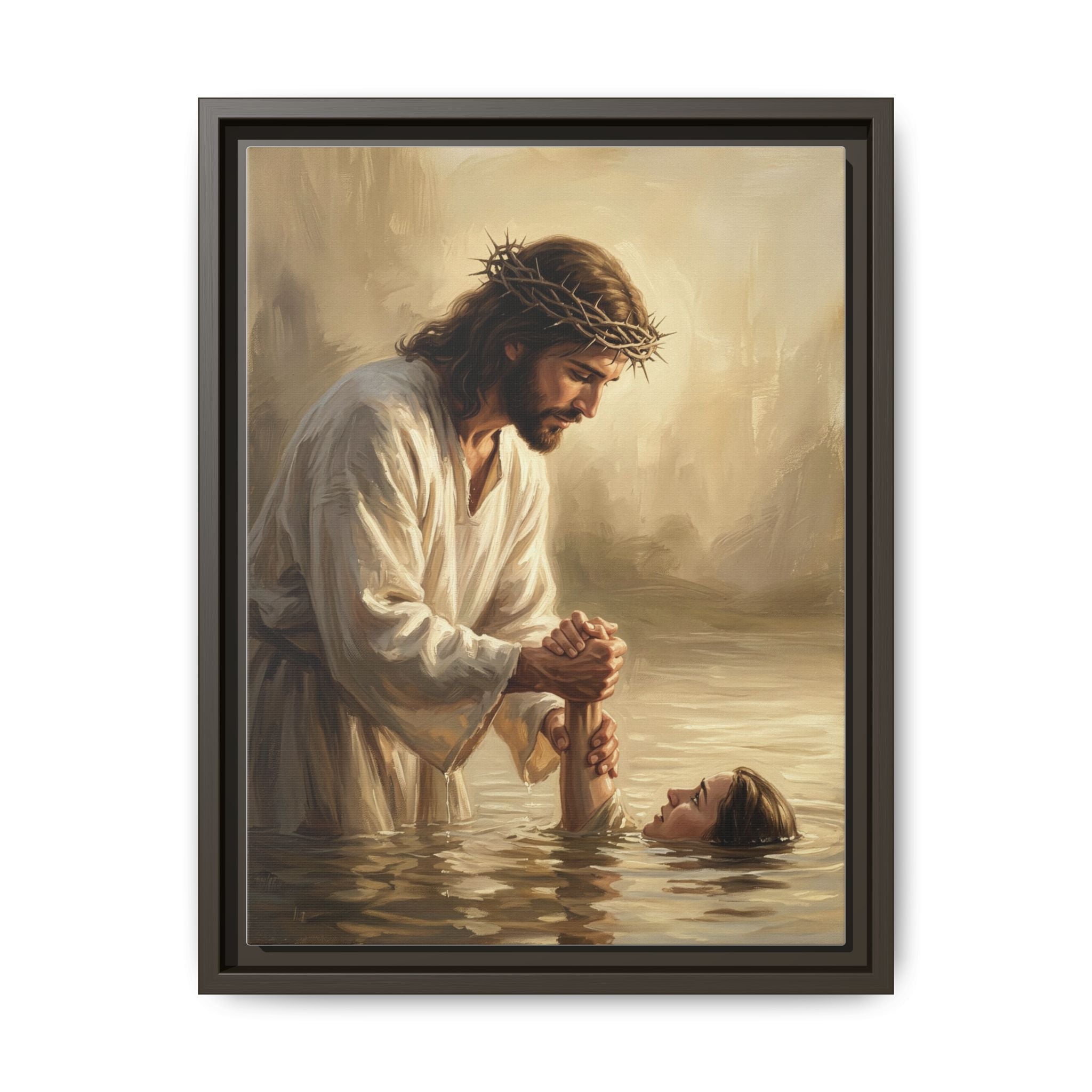 Lifted by Faith Matte Framed Canvas
