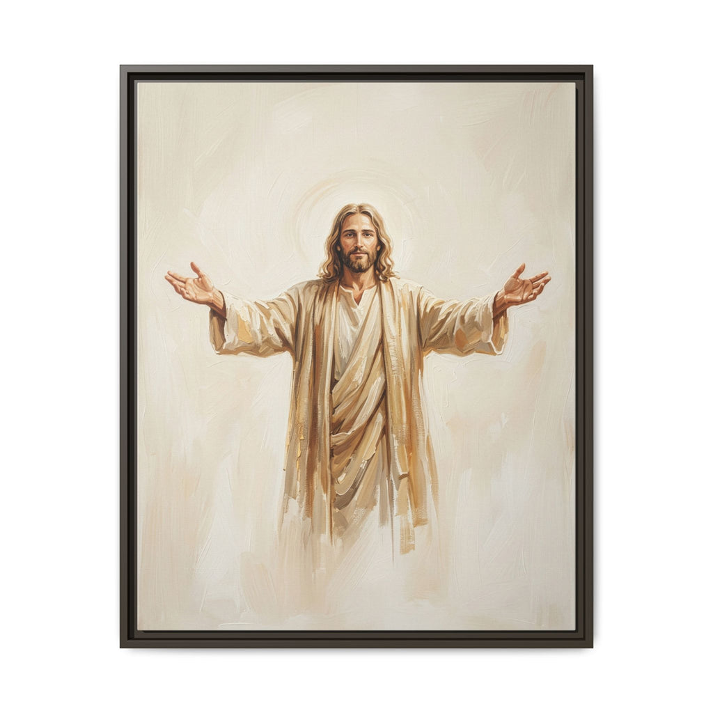 Come Unto Me Matte Framed Canvas