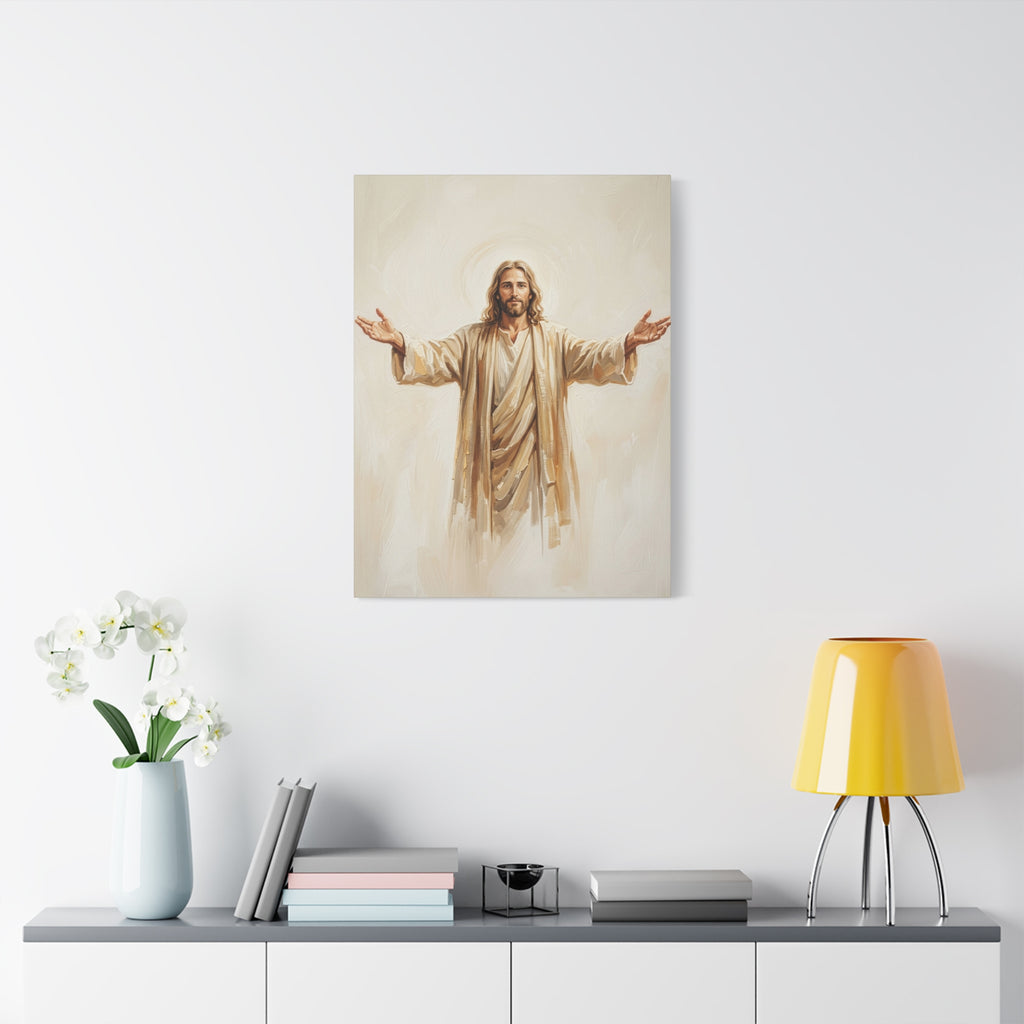Come Unto Me Matte Canvas, Stretched