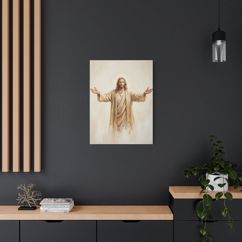 Come Unto Me Matte Canvas, Stretched