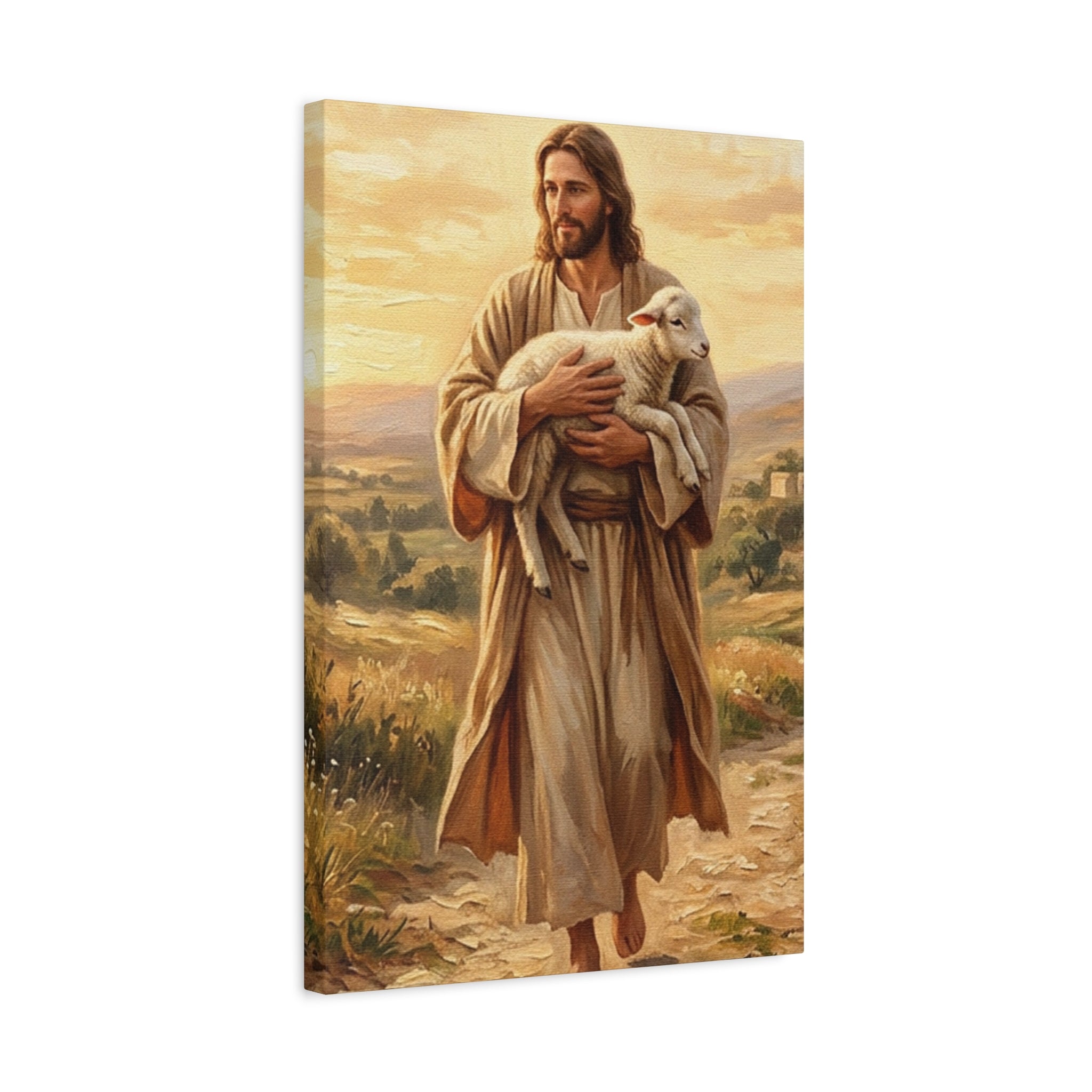 Shepherd of Peace Matte Canvas, Stretched