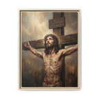 Redeemer on the Cross Matte Framed Canvas