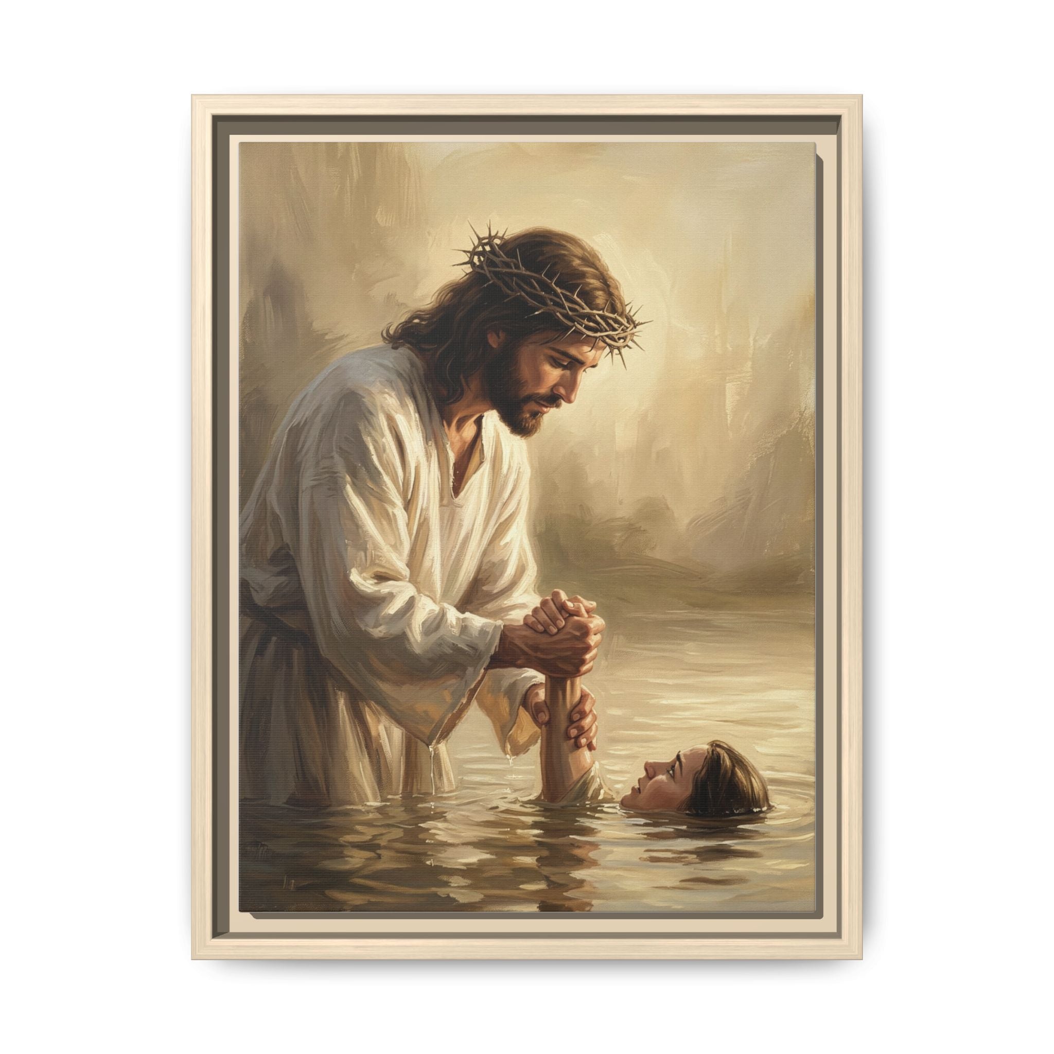 Lifted by Faith Matte Framed Canvas