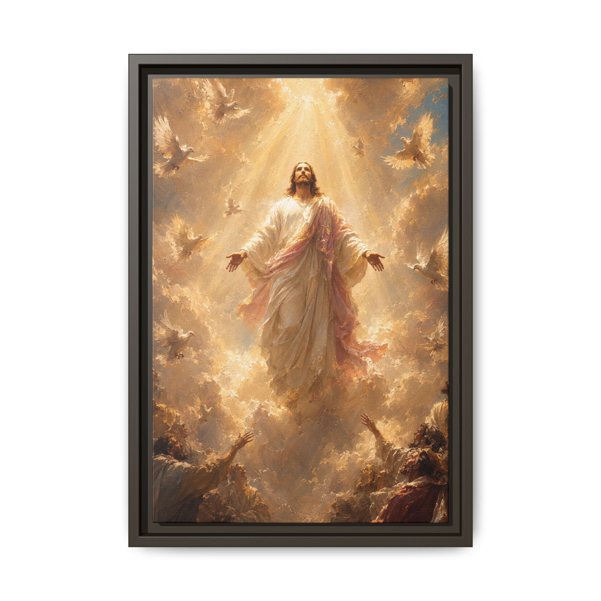 The Ascension of Glory Matte Framed Canvas
