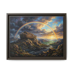 "Noah's Ark - The Covenant Fulfilled" | Genesis 9:12-16 Matte Framed Canvas