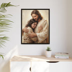 Held by Grace Matte Framed Canvas