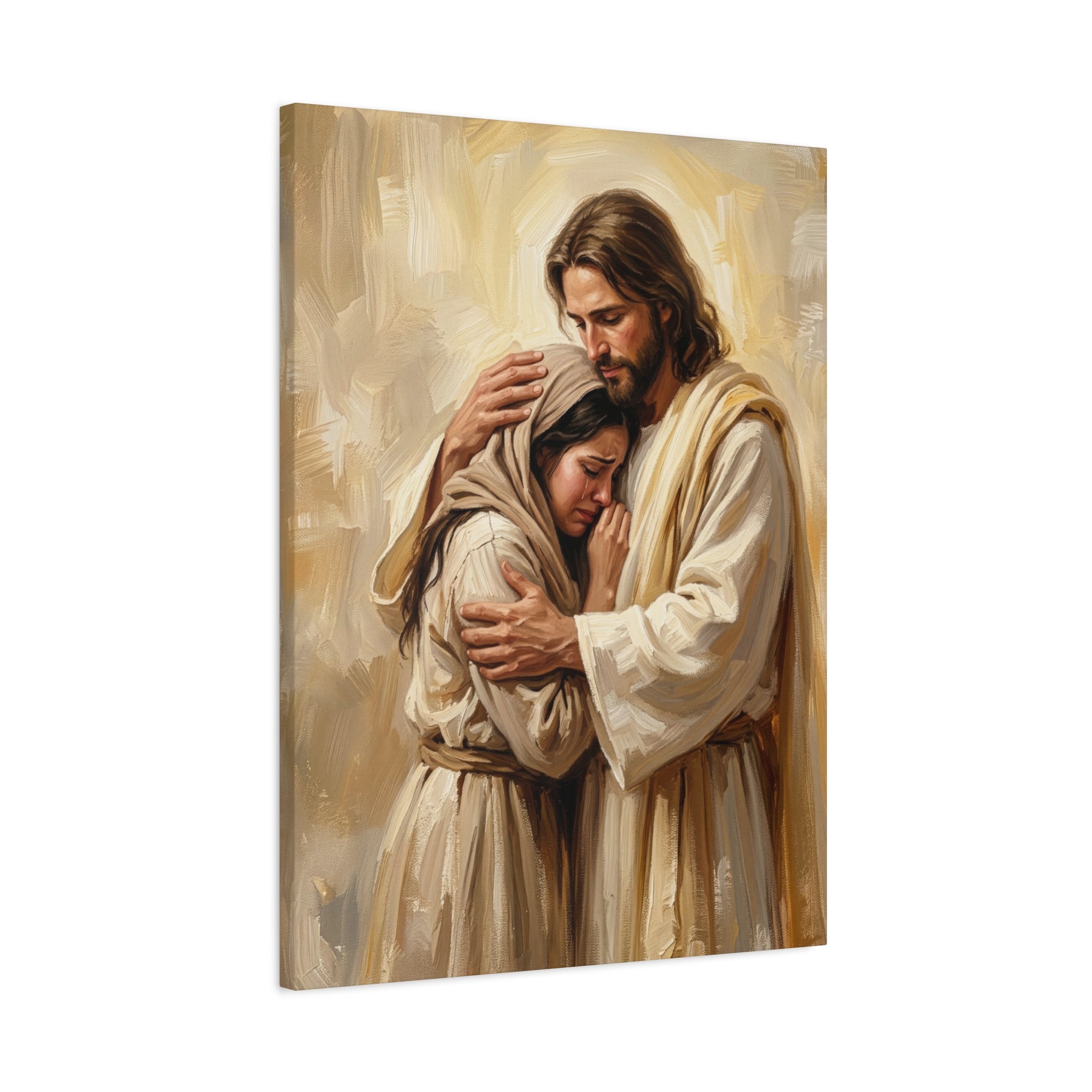 Shelter in His Love Matte Canvas, Stretched