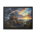 "Noah's Ark - The Covenant Fulfilled" | Genesis 9:12-16 Matte Framed Canvas