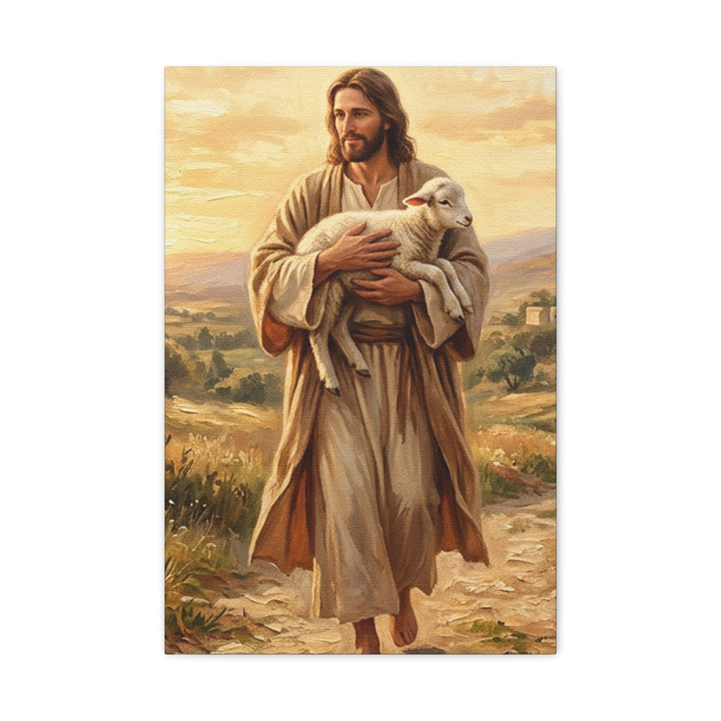 Shepherd of Peace Matte Canvas, Stretched