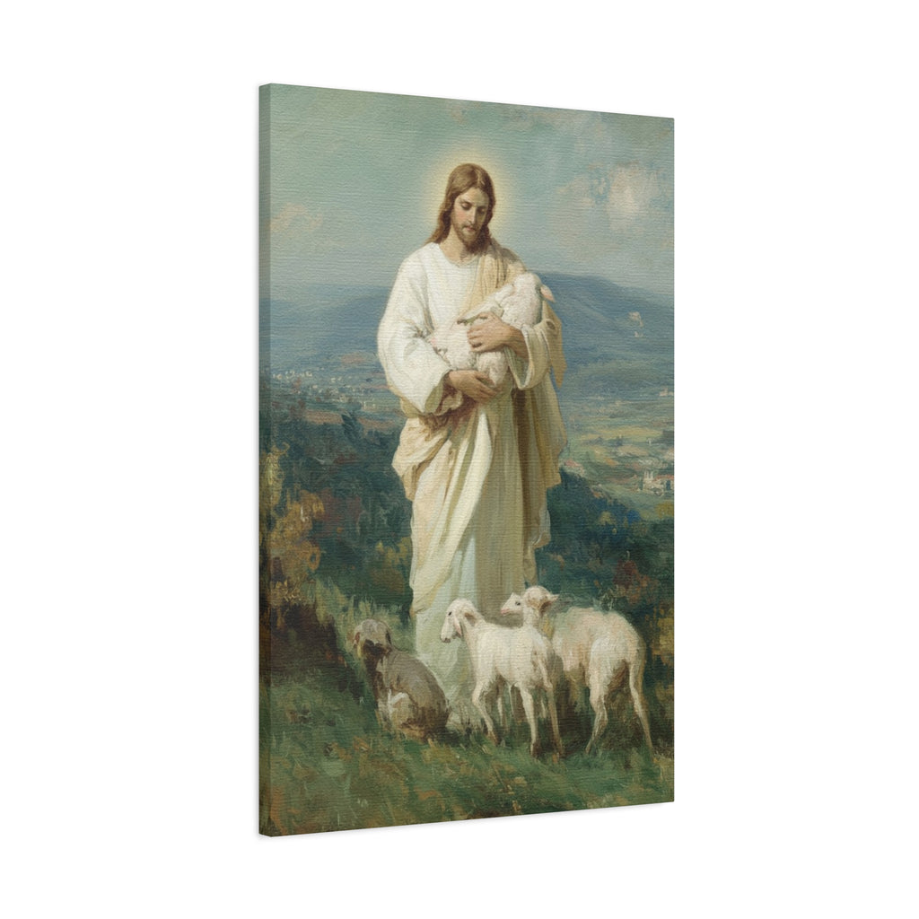 The Good Shepherd Matte Canvas, Stretched