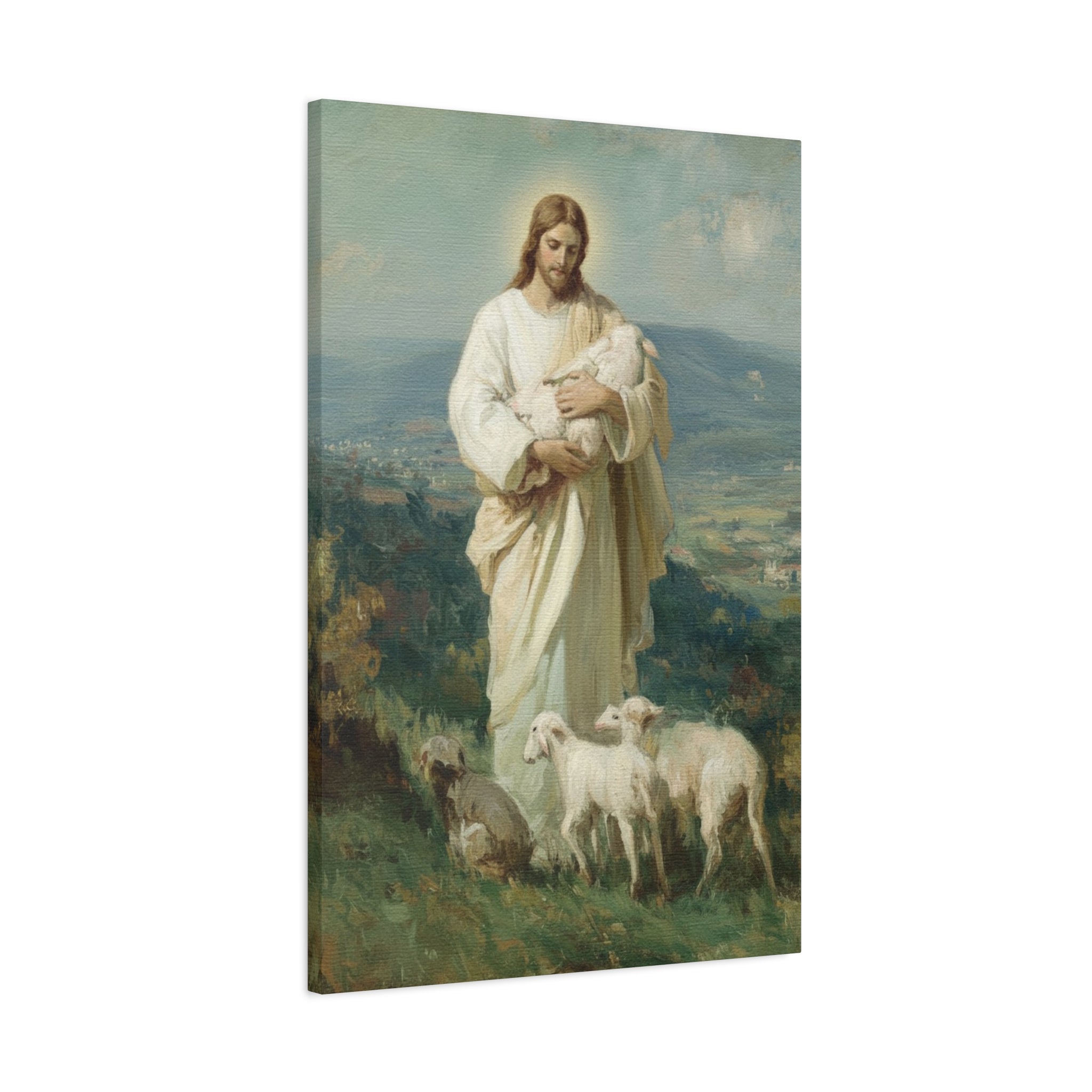 The Good Shepherd Matte Canvas, Stretched