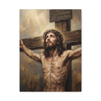 Redeemer on the Cross Matte Canvas, Stretched