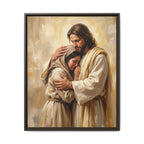Shelter in His Love Matte Framed Canvas