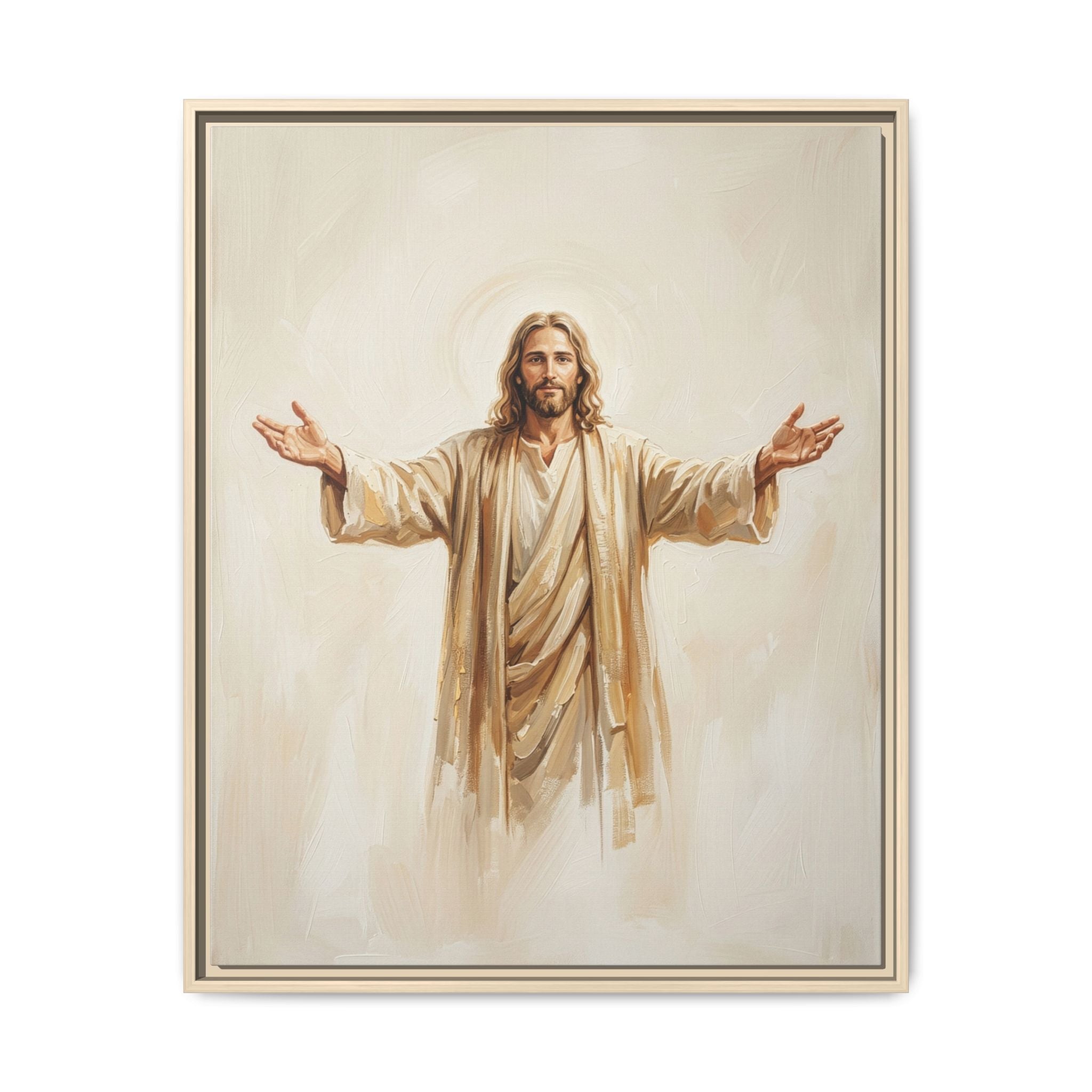 Come Unto Me Matte Framed Canvas