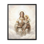 Madonna of Divine Light Matte Framed Canvas