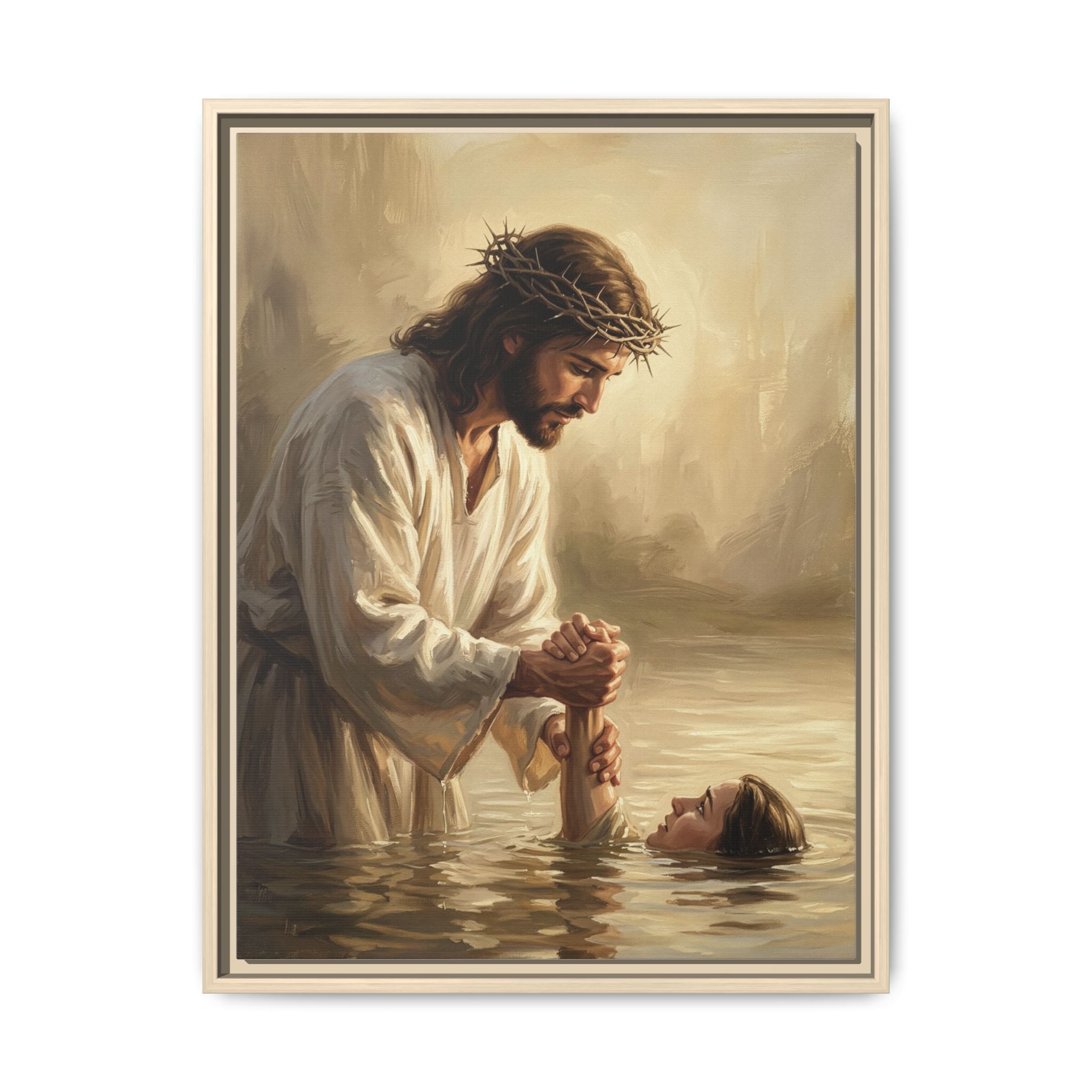 Lifted by Faith Matte Framed Canvas