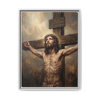 Redeemer on the Cross Matte Framed Canvas