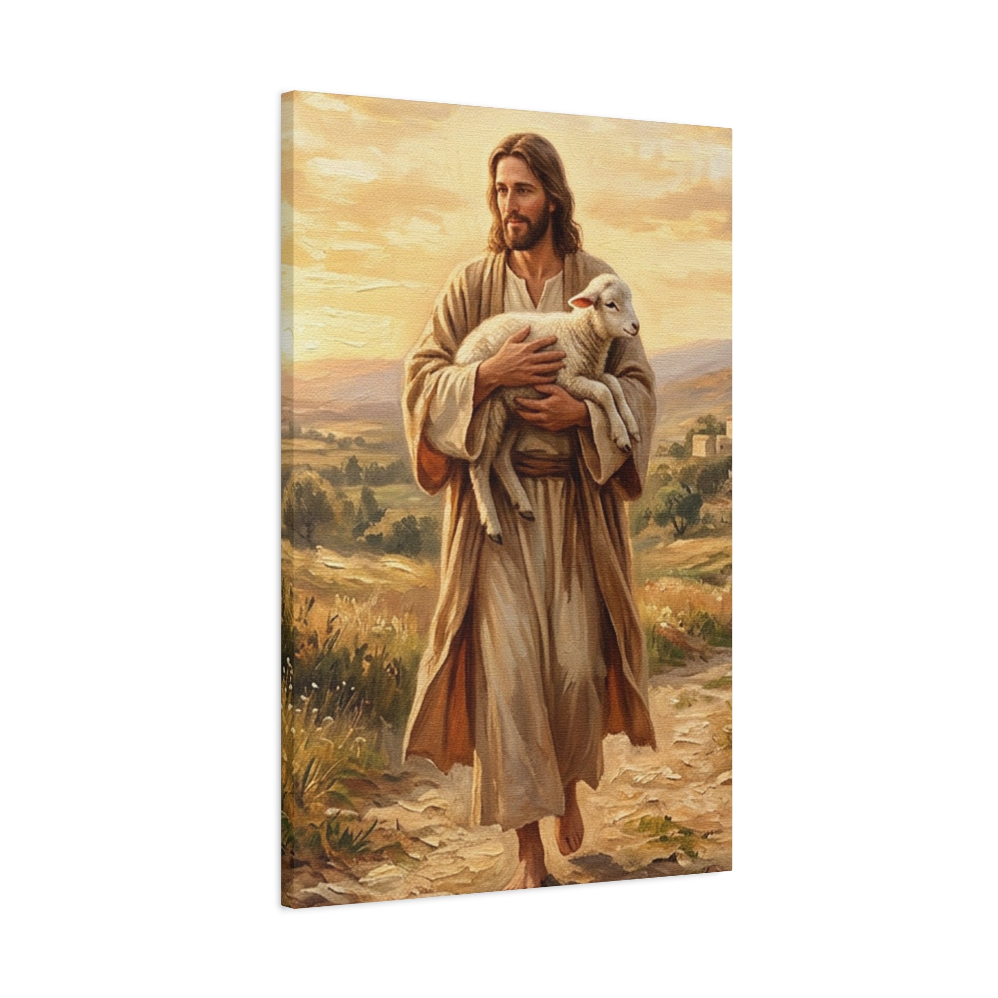 Shepherd of Peace Matte Canvas, Stretched