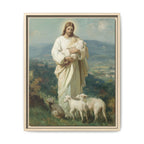 The Good Shepherd Matte Framed Canvas