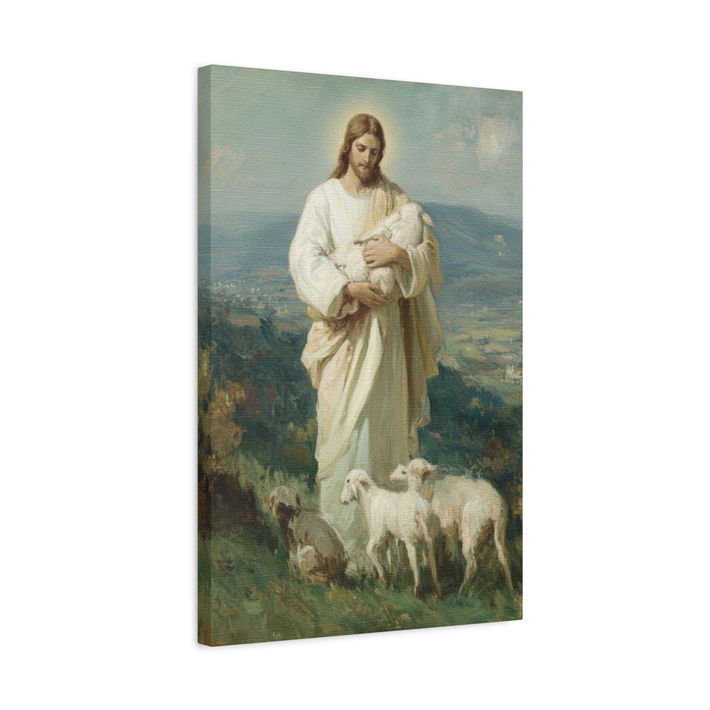 The Good Shepherd Matte Canvas, Stretched