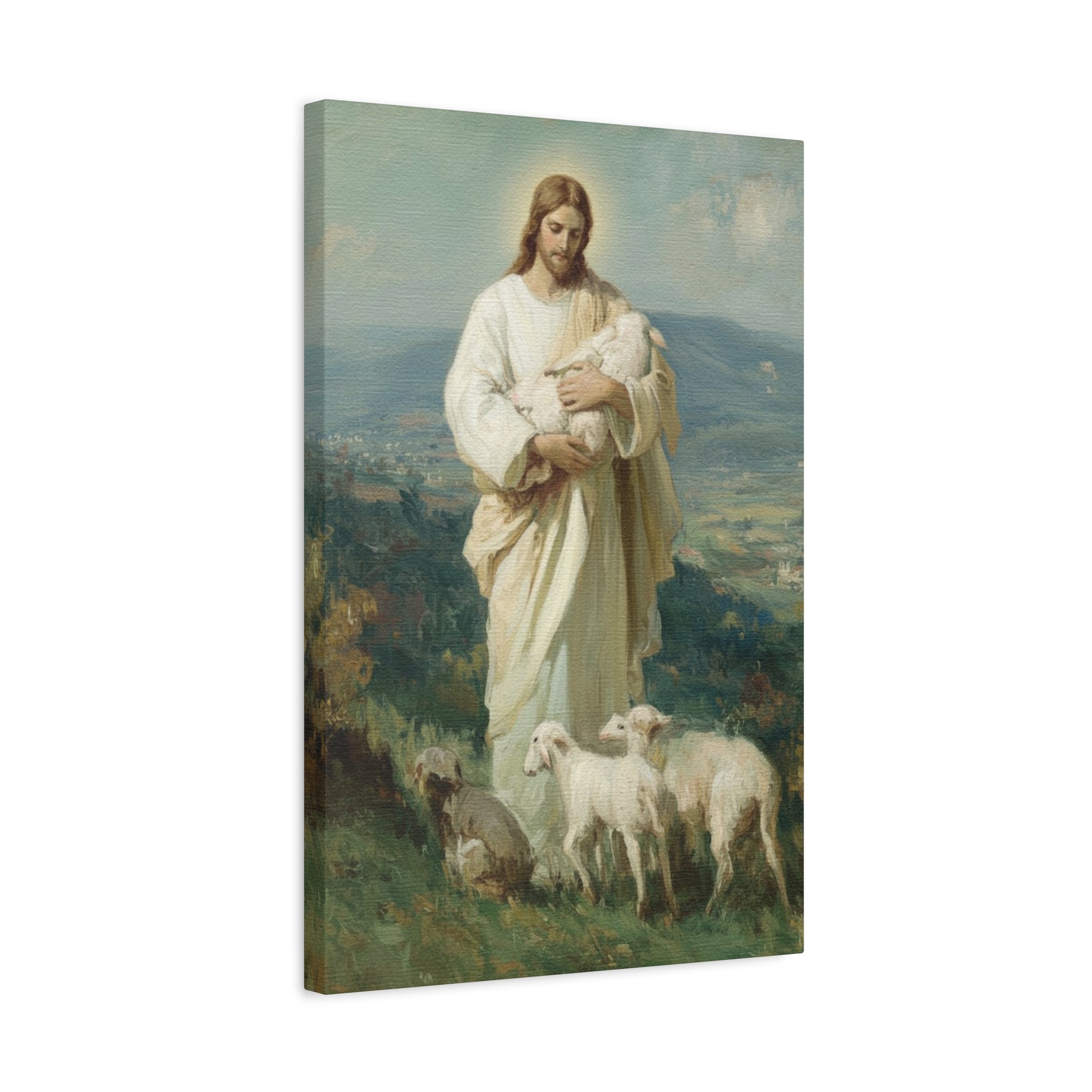 The Good Shepherd Matte Canvas, Stretched