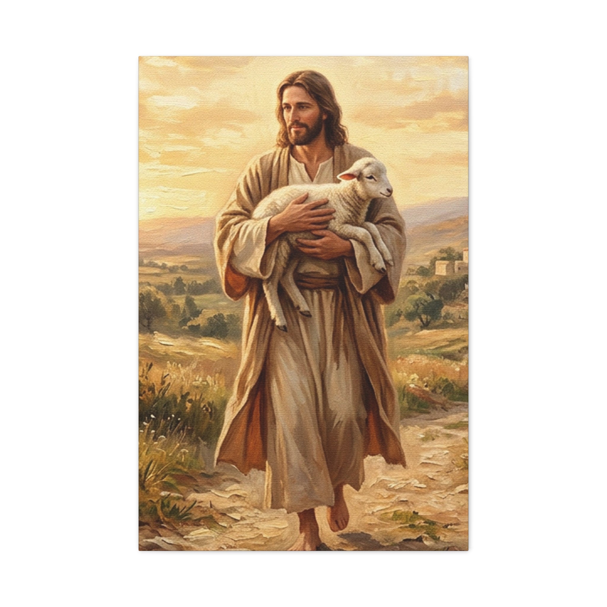 Shepherd of Peace Matte Canvas, Stretched