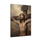 Redeemer on the Cross Matte Canvas, Stretched