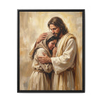 Shelter in His Love Matte Framed Canvas