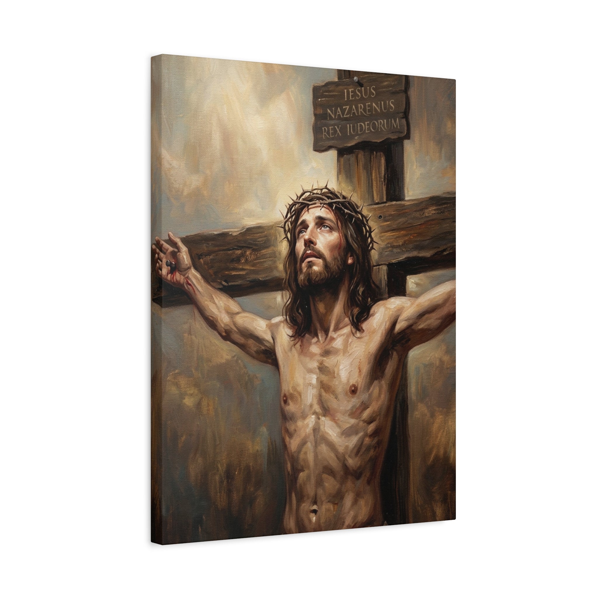 Redeemer on the Cross Matte Canvas, Stretched