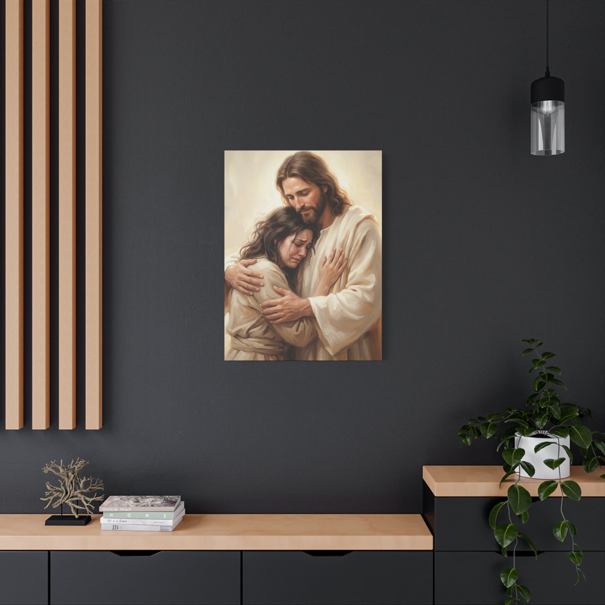 Held by Grace Matte Canvas, Stretched