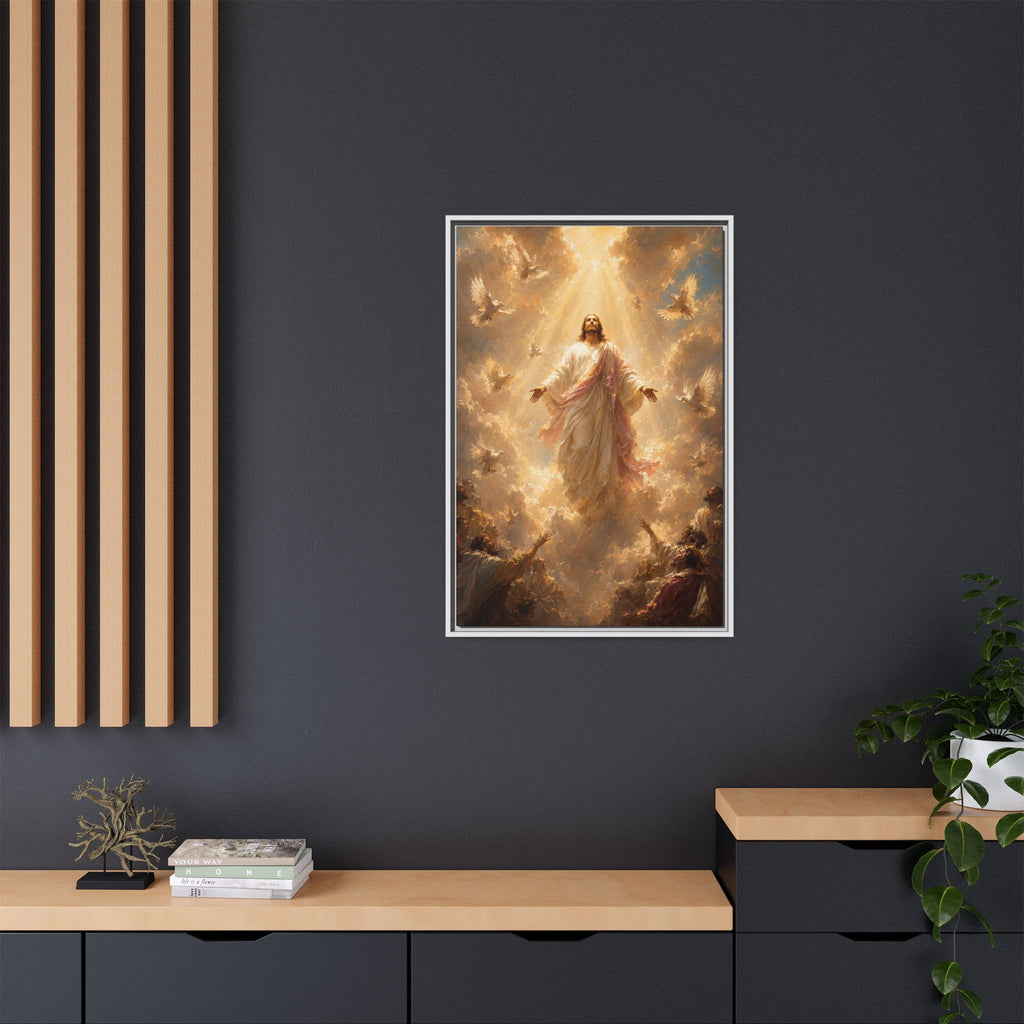 The Ascension of Glory Matte Framed Canvas