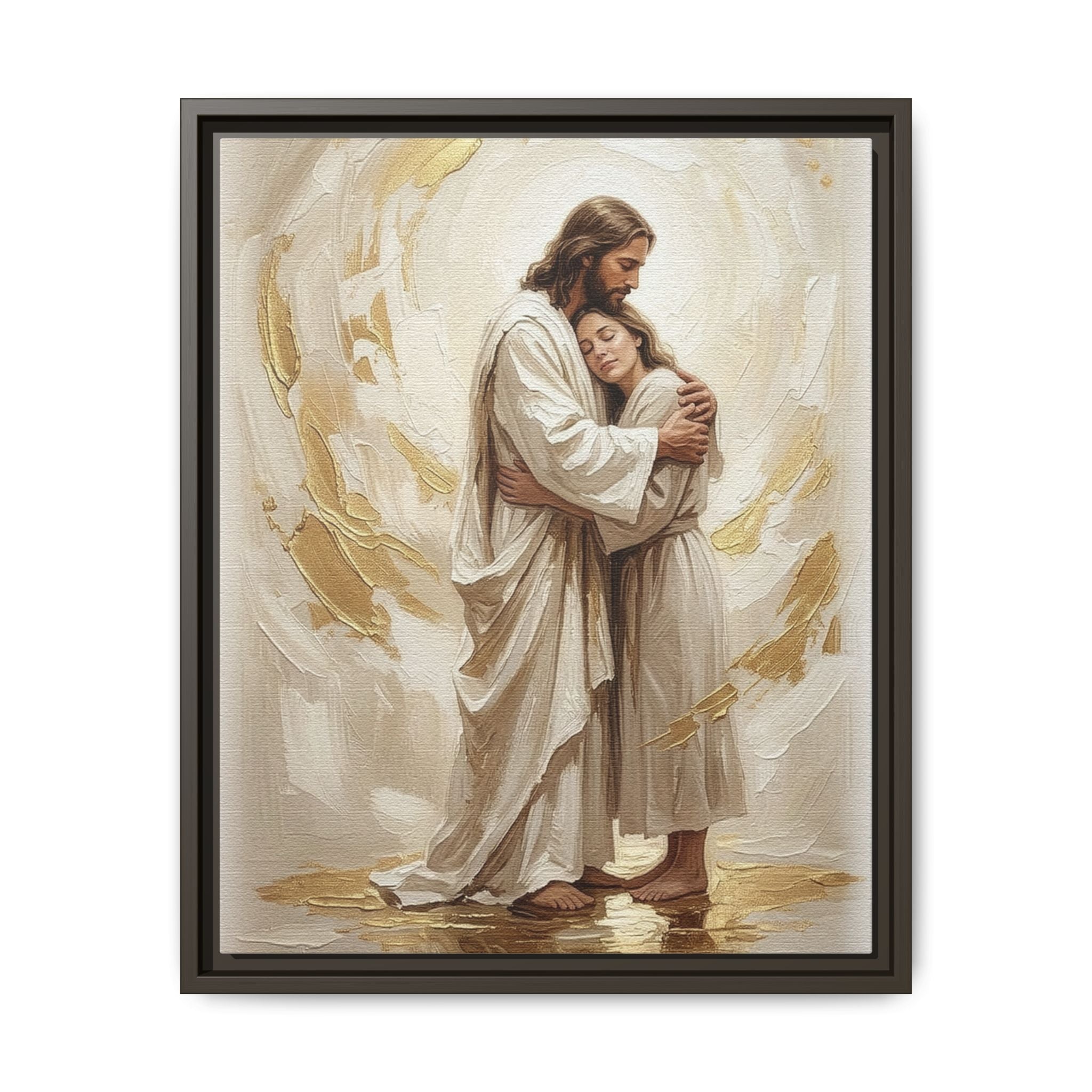Embrace of Heaven Matte Framed Canvas