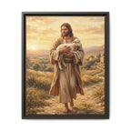 Shepherd of Peace Matte Framed Canvas