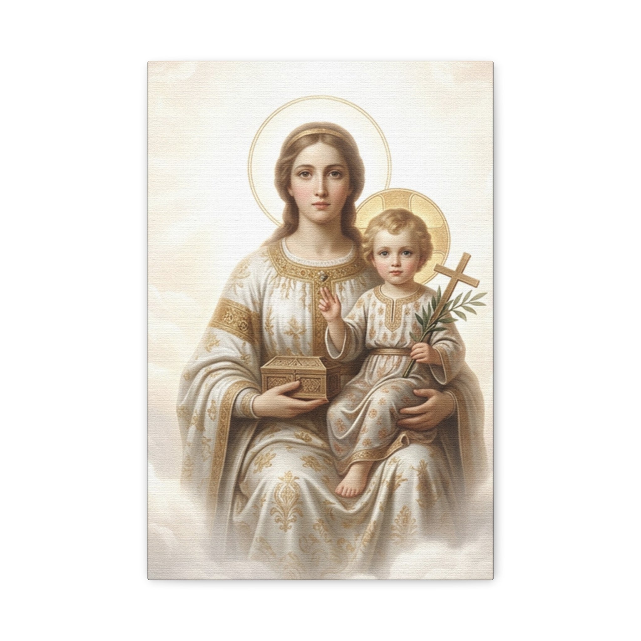 Madonna of Divine Light Matte Canvas, Stretched
