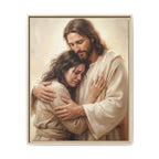 Held by Grace Matte Framed Canvas