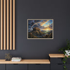 "Noah's Ark - The Covenant Fulfilled" | Genesis 9:12-16 Matte Framed Canvas