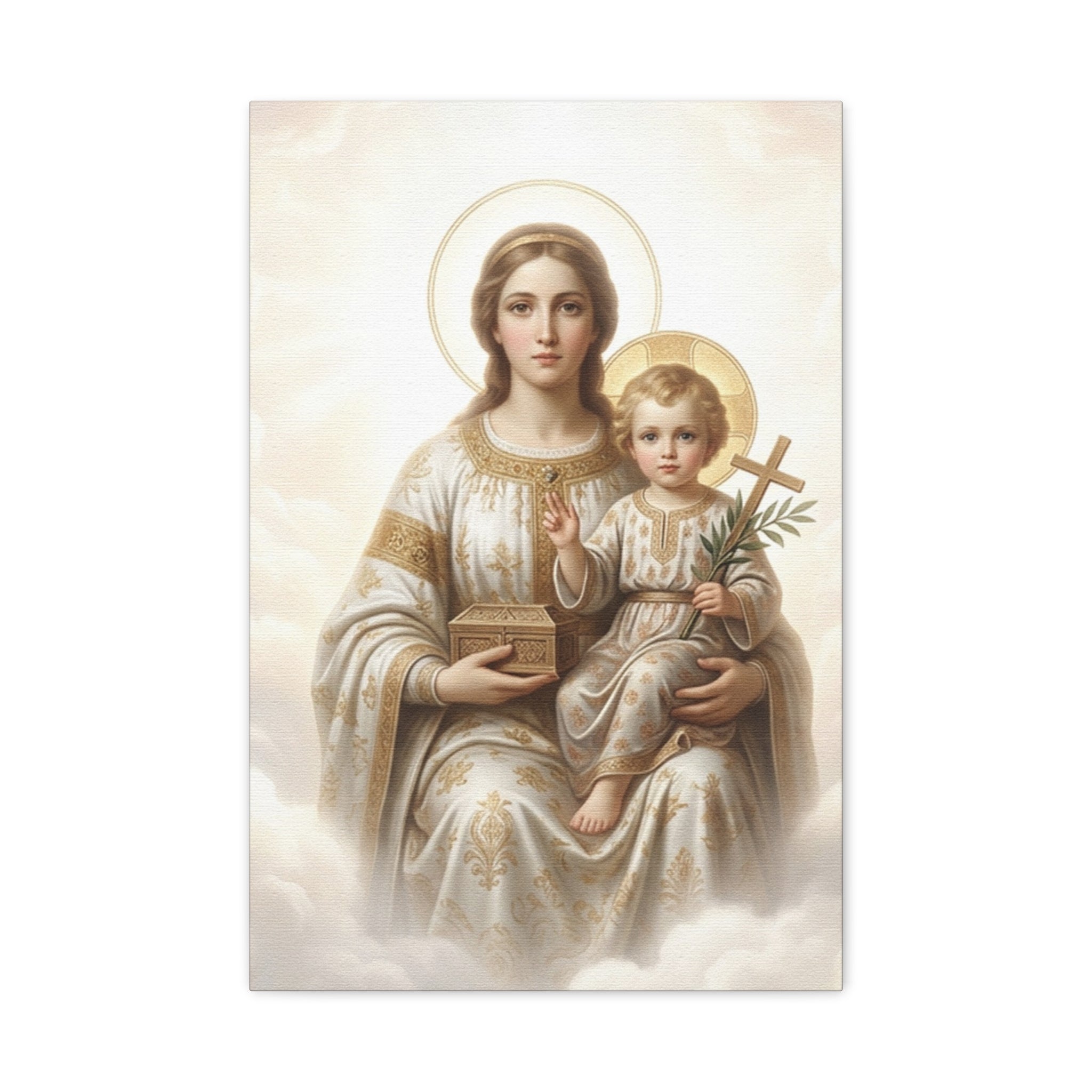 Madonna of Divine Light Matte Canvas, Stretched