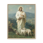 The Good Shepherd Matte Framed Canvas
